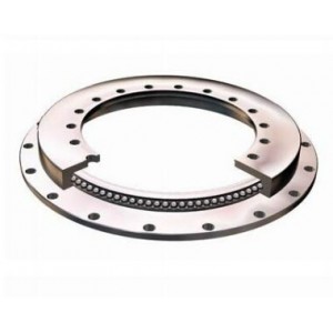 Single-row Four Point Contact Ball Slewing Bearing with flange (Non- gear teeth type)
